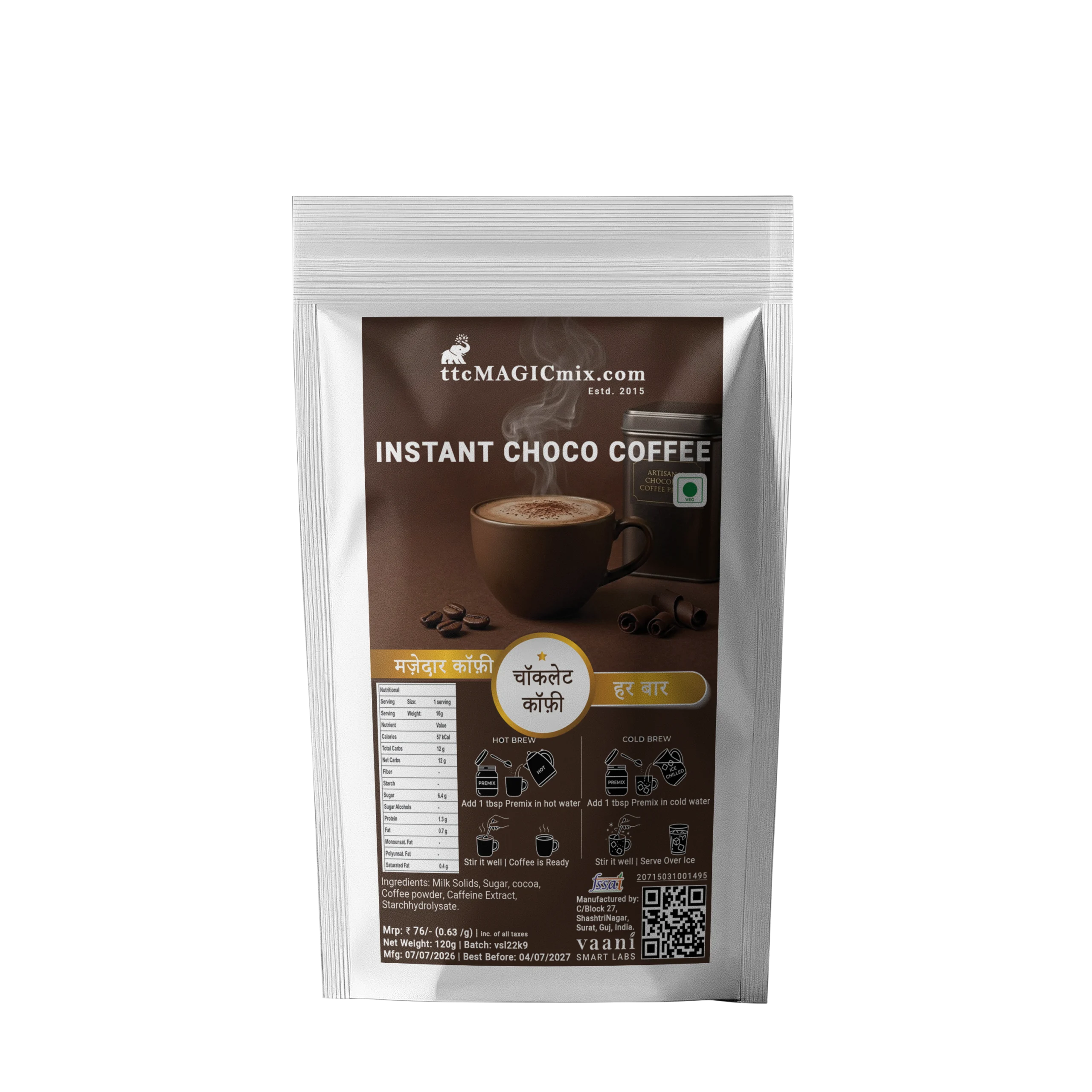 Chocolate Coffee Premix