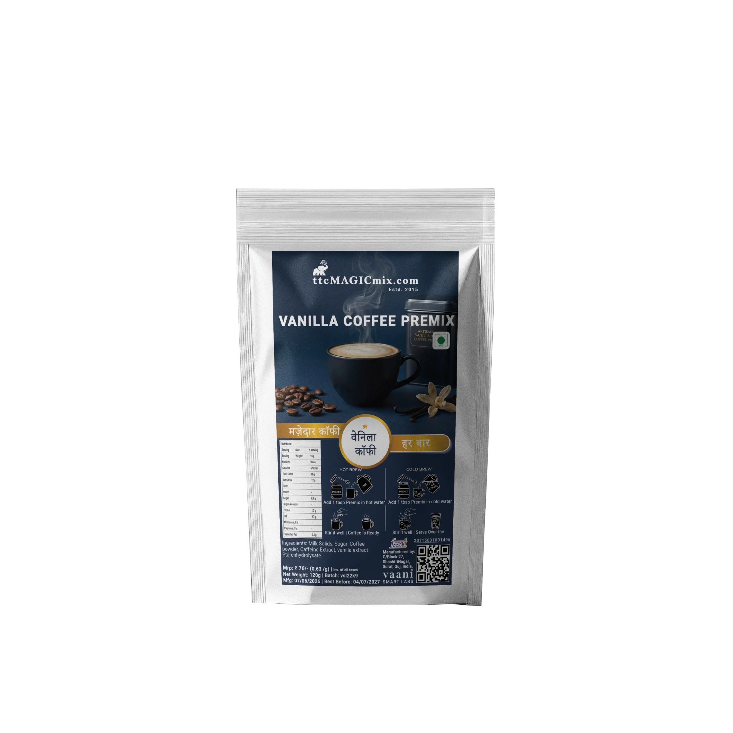 Vanilla Coffee Premix